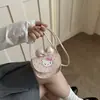 Bolsa de Ombro Casual Simples da Moda para Meninas Verão 2025 Nova Estilosa Personalizada para Jardim de Infância