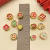 Estilo Chinês Antigo Ouro Gota de Óleo Liga Metálica Furo Grande Contas DIY Pulseira Colar Furo Passante Contas Estereoscópicas Acessórios de Joias