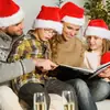 Sombrero de Navidad para Adultos y Niños Decoraciones Navideñas Felpa Larga Felpa Corta Disfraz de Navidad Suministros para Fiestas