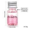Lantejoulas Luminosas Personalizadas para Unhas Pó Glitter Joias para Nail Art de Natal Adesivos para Nail Art Lantejoulas de 24 Cores