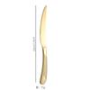 Conjunto de Talheres de Aço Inoxidável Transfronteiriço Atacado Bife Comida Ocidental Faca, Garfo e Colher Talheres Domésticos Colher Garfo Colher Elegante