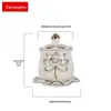 Copo de suprimento de cerâmica Copo de lótus dourado Copo de água benta Copo de purificação de água Guanyin Suprimento de água Três copos Copo de água frontal de Buda Artigos de Buda