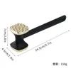 Martillo de Aleación de Aluminio para Carne Suelta Martillo para Carne de Cocina Martillo para Bistec Mango de Acero Inoxidable Herramienta Doméstica para Ablandar Carne