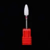Arte de Uñas Cabeza de Rectificado Cerámica Forma de Maíz Cerámico Bala Única Máquina Eléctrica para Pulir Uñas Herramienta Especial