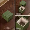 Regalo Porcelana Cerámica Antiguo Objetos Literati Antigüedades Jianzhan Tetera de Plata Taza de Té Caja de Papel Caja Vacía Otro Almacén