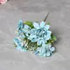 Flores Artificiales, Flores de Dalia, Flores Falsas, Accesorios de Boda, Fabricantes de Decoración para Sala de Estar del Hogar, Accesorios de Fotografía al por Mayor, Ramos de Flores