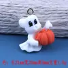 Accesorios Populares Transfronterizos de Resina para Halloween Adornos DIY de Pascua Colgantes Joyería Llaveros Imanes para Nevera
