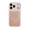 Adequado para Apple 17Promax Capa de Celular Oficial com Carregamento Magnético Líquido Iphone16 Cor Contrastante Silicone 14 Capa Protetora