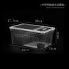 Caja de Cría para Mascotas Reptiles Tanque para Tortugas con Solárium Evitar Cangrejo Araña Rana Cornuda Gecko Caja Caracol Reptil Caja de Cría para Mascotas