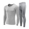 Roupa íntima térmica respirável antibacteriana de algodão puro masculina Camada base fina feminina Suéter 100% algodão Conjunto de Roupas e Calças para Outono e Inverno