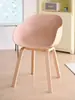 Silla de Comedor para el Hogar Respaldo Engrosado Silla de Plástico Lujo Ligero Sentido Avanzado Silla para Negocios Silla de Ocio para Restaurante Silla de Repuesto