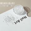 Flash para decoración de uñas 1 mm estrella de cinco puntas película brillante ultrafina láser plata estrella dorada mini estrella decoración de uñas