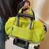 Estilo Nuevo Transfronterizo Maleta de Equipaje Portátil con Ruedas y Correa Cruzada para Hombro Bolsa de Almacenamiento de Equipaje para Viaje de Negocios de Corta Distancia Natación Fitness