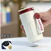 Taza de café más vendida transfronteriza, taza térmica inteligente portátil para exteriores de acero inoxidable 316 para coche, regalo de empresa