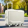 Maleta Infantil de 6 Ruedas Transfronteriza de 20 pulgadas para Equipaje de Mano con Función para Montar, Maleta Pequeña de Carrito con Contraseña, Equipaje de Viaje Personalizado