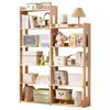 Estantería de almacenamiento de madera maciza de pie, estantería de almacenamiento multicapa, estante de almacenamiento multifuncional, estantería para snacks, estante en capas para uso doméstico