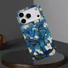 Capa de Celular Pintura a Óleo Noite Estrelada Flor de Damasco Impressionista Retrô Van Gogh para iPhone18Promax Capa Protetora Fosca
