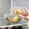 Tampa de silicone transparente de grau alimentício para conservação para uso doméstico, tampa de vedação para tigela, filme de conservação para geladeira, tampa à prova de vazamento para aquecimento no micro-ondas