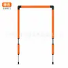 Equipo de entrenamiento de fútbol transfronterizo: obstáculo en forma de arco, arco de fútbol, portería mini montada en el suelo para equipo de entrenamiento de agilidad y tiro