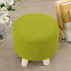 Funda elástica de cobertura total para taburete redondo pequeño, funda para taburete pequeño, funda para taburete para cambiarse los zapatos, funda para cojín de asiento, funda para taburete cuadrado pequeño