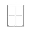 Tela de Box de Banheiro Integrada Tipo Borda Envolvente Porta Dupla Deslizante Oculta Divisória Box de Banheiro Reto Fabricante Personalizado