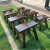 Taburete pequeño de madera maciza en color retro sin instalación, taburete pequeño para el hogar, taburete bajo, resistente y duradero, taburete de baile, taburete para adultos