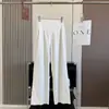 Calça de yoga de cintura alta elástica, stretch, modeladora, respirável, perna reta para corrida e treino 13328