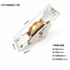 Riel para puerta corredera de armario con ruedas de cobre, accesorios de ruedas superior e inferior de acero inoxidable para puerta corredera, suministro directo del fabricante