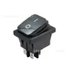 Interruptor basculante integrado impermeable Kcd4, Interruptor de alimentación 16A a prueba de polvo y aceite, Interruptor de forma de barco de alta calidad de doble tarjeta