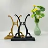 Accesorios para abanicos estilo chino base redonda para abanico soporte para abanico de palacio soporte para abanico ajustable extraíble