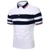 Camiseta Transpirable de Manga Corta de Verano Estilo Ins Europeo y Americano para Hombre, Camisa Polo Deportiva de Botones