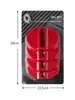 Almohadilla protectora para cerradura de puerta de coche, cojín amortiguador de puerta, pegatina anti-colisión engrosada para puerta de coche, cerradura de puerta universal de fibra de carbono