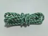 Nova corda de poliéster colorida de 5MM com núcleo torcido em costela corda redonda bicolor corda para suéter chapéu cadarço corda redonda acessórios agora
