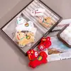 Regalo de Año Nuevo Año del Caballo Etiqueta con Nombre Colgante de Peluche Accesorios para Mochila Escolar de Niños Estudiantes Guardería Día de Año Nuevo Pequeño Regalo