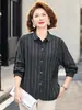 Camisa de otoño para madre de mediana edad 2026 nuevo estilo, tops de alta gama y con clase para mujeres de mediana edad y mayores, elegantes y con estilo
