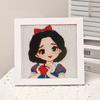 Animación de Dibujos Animados Nueva Pintura de Diamantes Kuromi DIY Juguetes de Pintura de Diamantes Hechos a Mano para Niños con Marco de Fotos Mesa Regalo