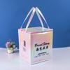 Bolsa Térmica Helado Comida Bolsa Térmica Personalizada Color Arcoíris Bolsa Térmica Pastel Impermeable Bolsa para Picnic al Aire Libre