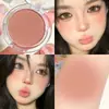 HISYI rubor suave niebla ligeramente ebrio puntas mate brillante destello vigor chica natural nude paleta de rubor monocolor