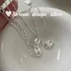 Joia de Mão Simples Ins Coreana Prata Esterlina S925 Pulseira Simples Nariz de Porco Estilo Nicho Clássico Versátil Modelo Feminino