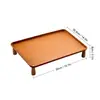 Estante Elevado de Almacenamiento Estilo Crema Transfronterizo para Escritorio Cafetera Esquina Té Bolsitas Bocadillos Bandeja de Almacenamiento Venta al por Mayor en Stock