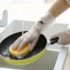 Luvas de borracha multifuncionais luvas de limpeza doméstica para cozinha lavanderia e lavagem de vegetais luvas de borracha à prova d'água luvas de lavar louça domésticas