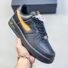 Tênis FAI Air Force One Cogumelo Pequeno Original Puro com Solado Grosso Masculino e Feminino Confortável Antiderrapante Sapatos Casuais Tendência da Moda para Casais