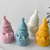 Jiahui Mei Velas de Papai Noel Molde de Silicone DIY Natal Artesanal Difusor de Aromaterapia Pedra Vela Lembrança