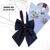 Pajarita JK Femenina Estilo Uniforme Japonés Corbata Pequeña Camisa de Uniforme Escolar Sin Corbata Cuello de Traje de Marinero Flor Cinta de Lazo Estilo Academia