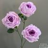 Flores Artificiales para Boda Serie Púrpura Flores Guía de Camino Flores Falsas Decoración Salón de Bodas Materiales Florales para Techo Arreglo de Piso Flores Decorativas Arco Floral