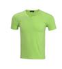 Camiseta de Lycra de Manga Curta com Decote em V Roupas de Grupo Roupas de Trabalho Roupas de Classe Cor Sólida Casual Confortável All-Match Imprimível Logotipo Estilo
