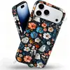 Película para iPhone 18PM com capa retrô de pintura a óleo floral de fantasma, best-seller de Halloween transfronteiriço