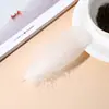 Atacado de fábrica DIY cor pena alta qualidade pena de ganso joia flutuante pena bola ondulada material de enchimento de pena