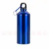 Venta al por mayor del fabricante 500ml 600ml Botellas de Aluminio, Botellas de Agua de Aluminio para Deportes al Aire Libre, Botellas de Agua de Aluminio Dorado y Plateado Electrochapado