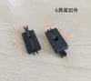 Piso de madera plástico hebilla de plástico tipo T accesorios madera plástico sujetadores de plástico para piso tornillos de cabeza pequeña de acero inoxidable 6 mm